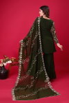 Tew Heavy Georgette Embroidery Work Top With Sharara Dupatta Exporters In India